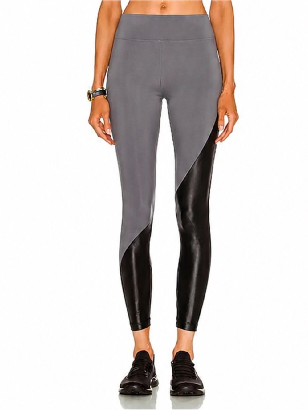 Koral Venus Infinity Active Athletic Leggings Gray/Black Size Medium